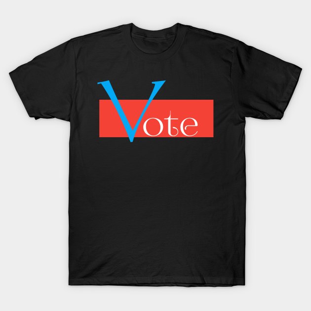 Vote T-Shirt by Aymen designer 